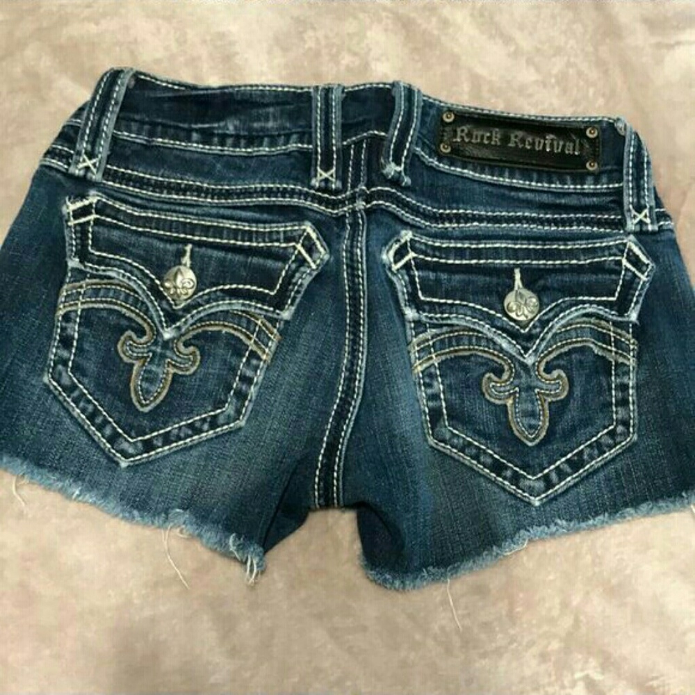 Rock Revival Debbie denim jean shorts Lowest Price
